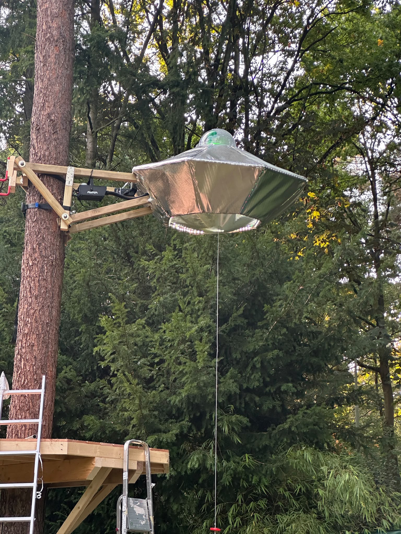 UFO Abduction Treehouse Entry System project detail